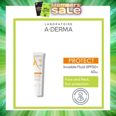 ADERMA - Very High Protection Fluid SPF50+ (For Normal to Combination Fragile Skin) 40ml (Expiry: Feb`2027)