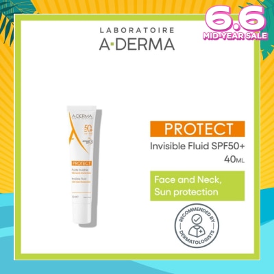 ADERMA Very High Protection Fluid SPF50+ (For Normal to Combination Fragile Skin) 40ml