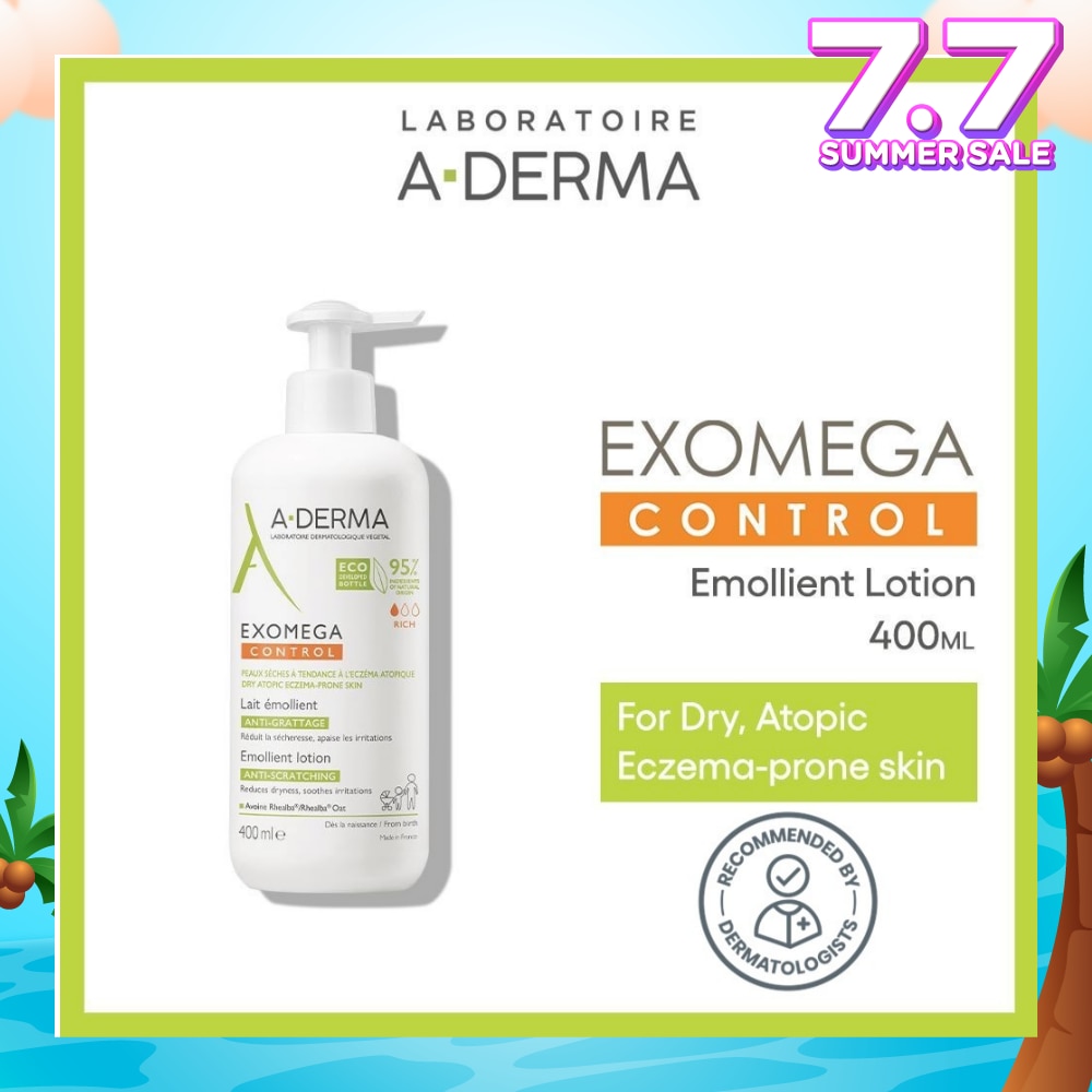 Exomega Control Emollient Fragrance-free Anti-Scratching Lotion (Anti-Irritation) 400ml