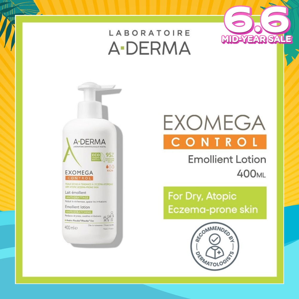 Exomega Control Emollient Fragrance-free Anti-Scratching Lotion (Anti-Irritation) 400ml