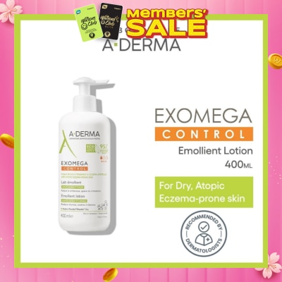 ADERMA Exomega Control Emollient Fragrance-free Anti-Scratching Lotion (Anti-Irritation) 400ml
