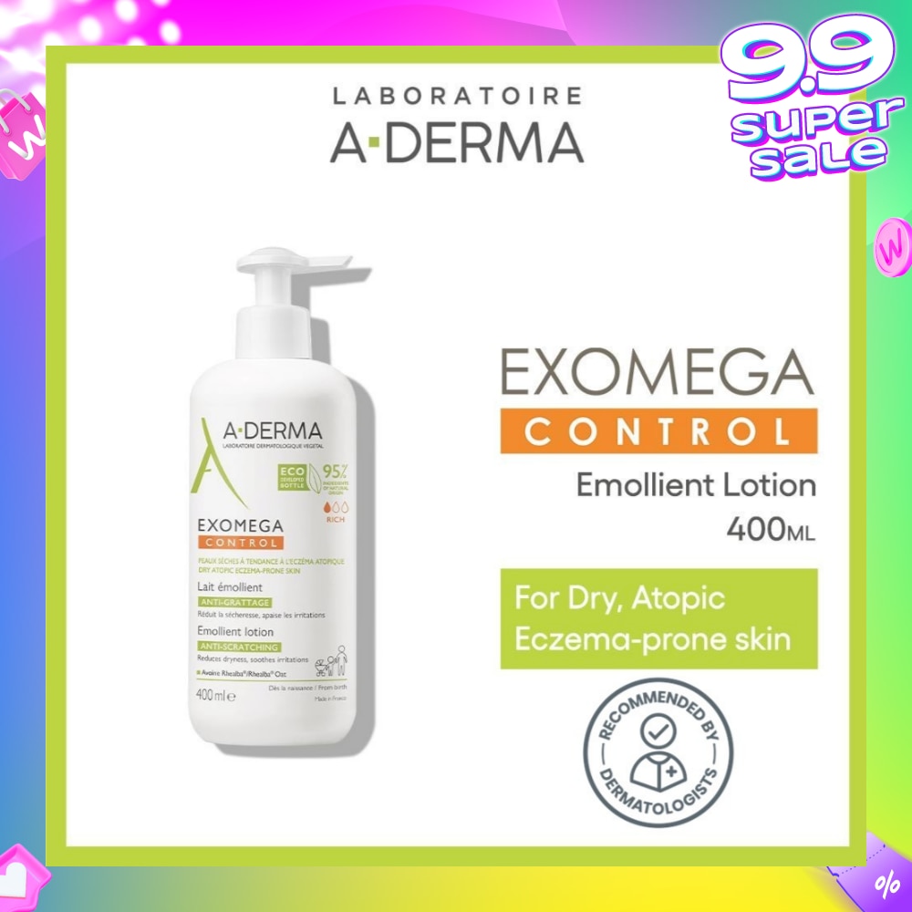 Exomega Control Emollient Fragrance-free Anti-Scratching Lotion (Anti-Irritation) 400ml