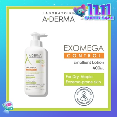 ADERMA Exomega Control Emollient Fragrance-free Anti-Scratching Lotion (Anti-Irritation) 400ml