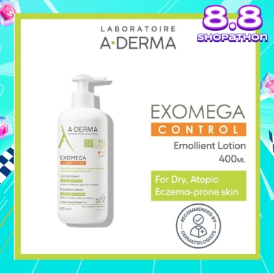 ADERMA Exomega Control Emollient Fragrance-free Anti-Scratching Lotion (Anti-Irritation) 400ml