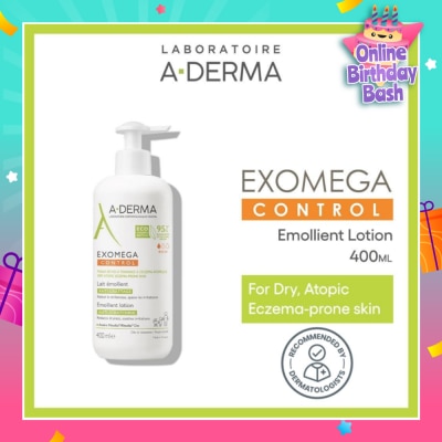 ADERMA Exomega Control Emollient Fragrance-free Anti-Scratching Lotion (Anti-Irritation) 400ml