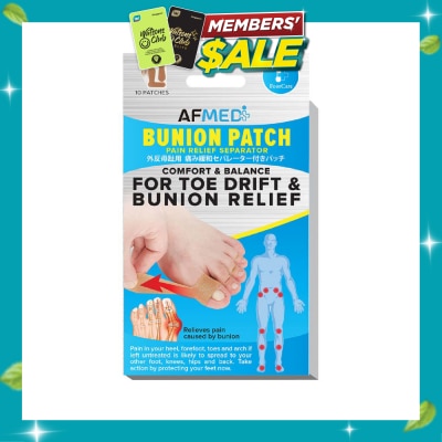 AF MEDI Bunion Patch Pain Relief Seperator 10s image