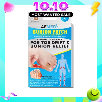 AF MEDI Bunion Patch Pain Relief Seperator 10s image