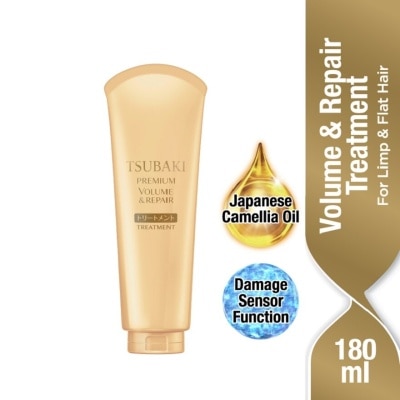 TSUBAKI Premium Volume & Repair Daily Treatment (For Limp & Flat Hair) 180ml