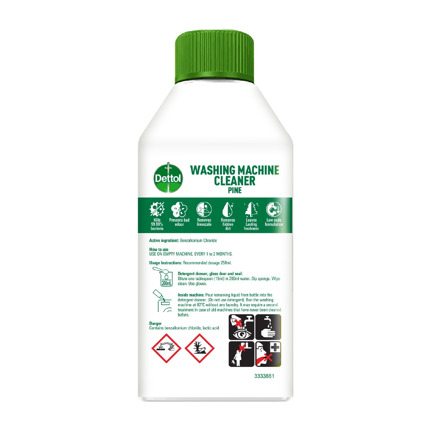 Pine Scented 6-in-1 Washing Machine Cleaner 250ml image