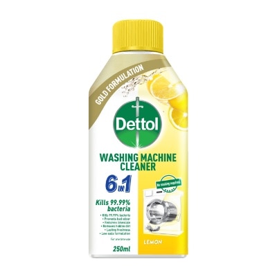 DETTOL Lemon Scented 6 in 1 Washing Machine Cleaner 250ml image