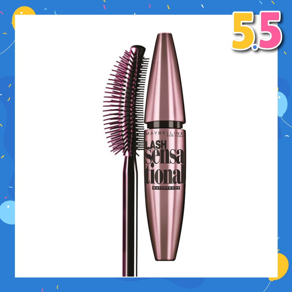 MAYBELLINE Lash Sensational Volumizing Mascara Blackest Black