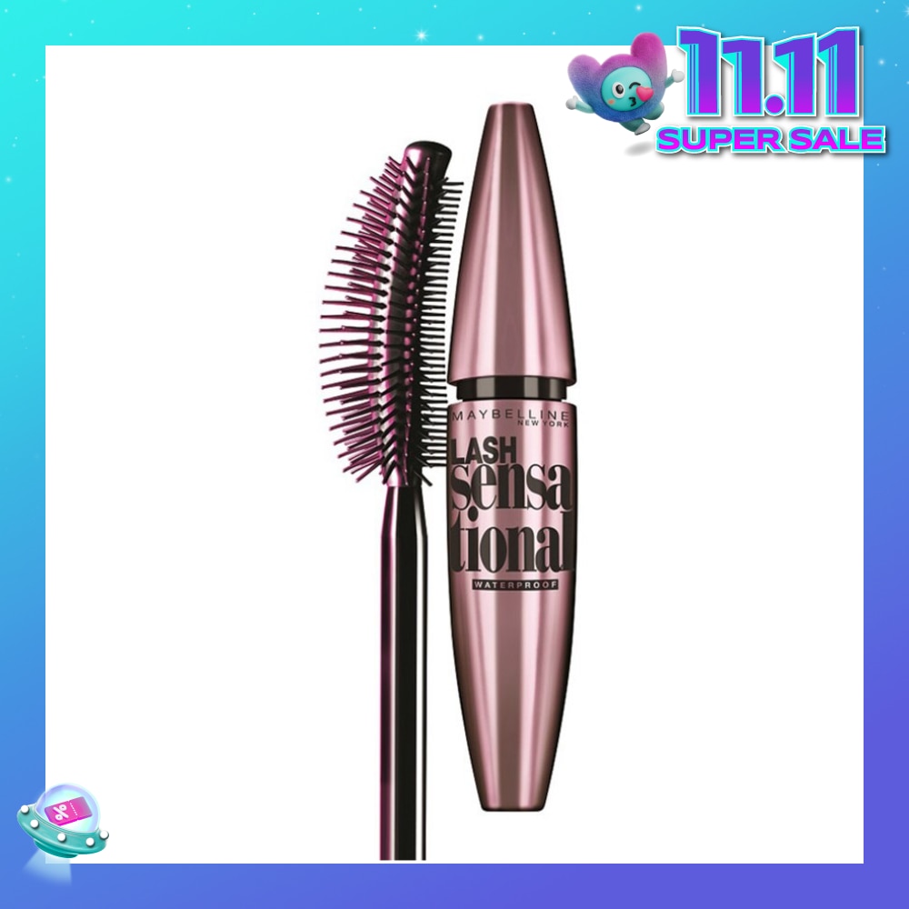 MAYBELLINE Lash Sensational Volumizing Mascara Blackest Black
