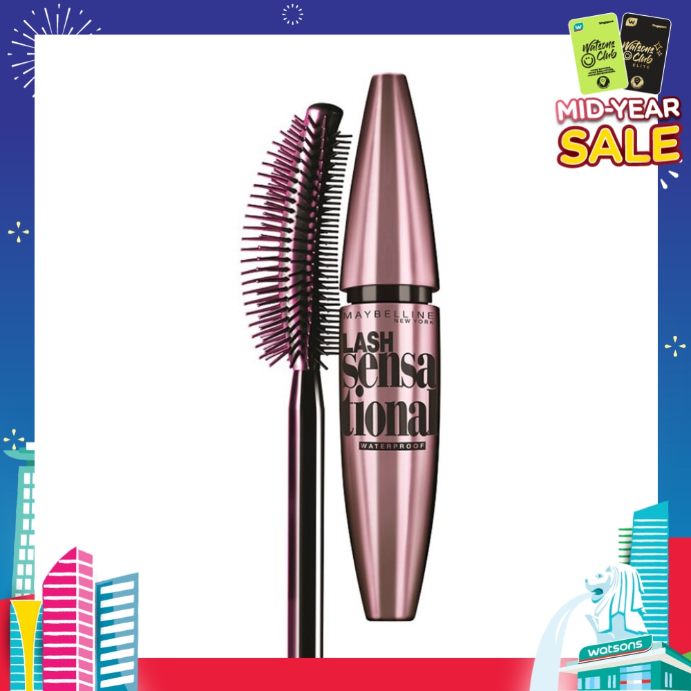 MAYBELLINE Lash Sensational Volumizing Mascara Blackest Black
