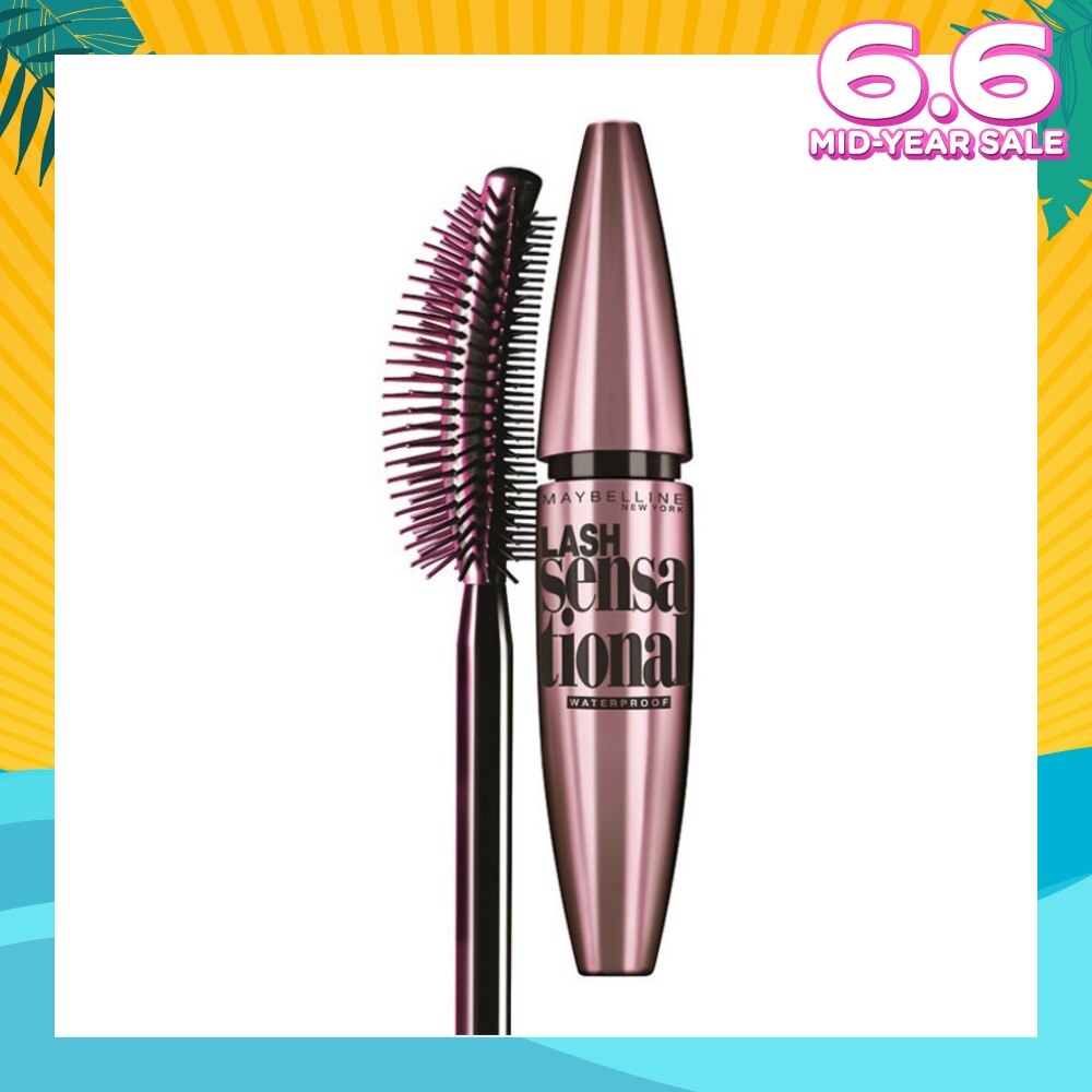 MAYBELLINE Lash Sensational Volumizing Mascara Blackest Black