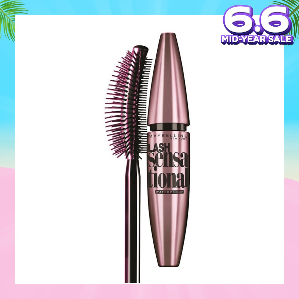 MAYBELLINE Lash Sensational Volumizing Mascara Blackest Black
