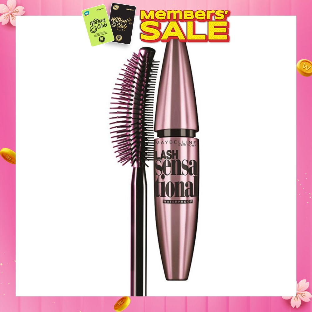 MAYBELLINE Lash Sensational Volumizing Mascara Blackest Black