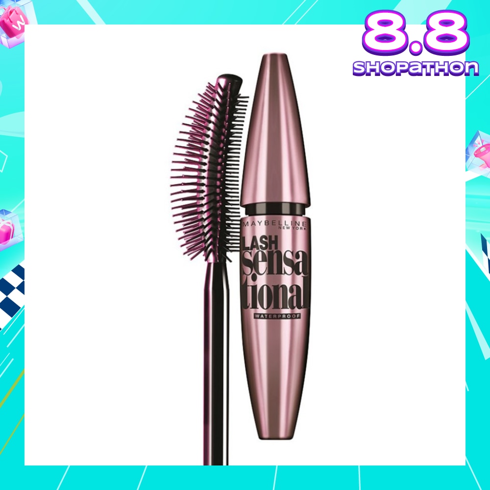 MAYBELLINE Lash Sensational Volumizing Mascara Blackest Black