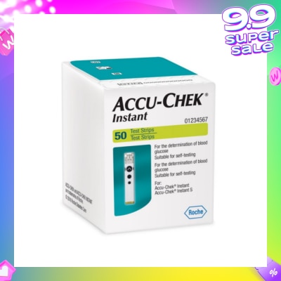 ACCU CHEK Instant Test Strip Suitable For Self-Testing (For Determination Of Blood Glucose) 50s
