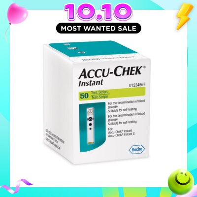 ACCU CHEK Instant Test Strip Suitable For Self Testing (For Determination Of Blood Glucose) 50s image