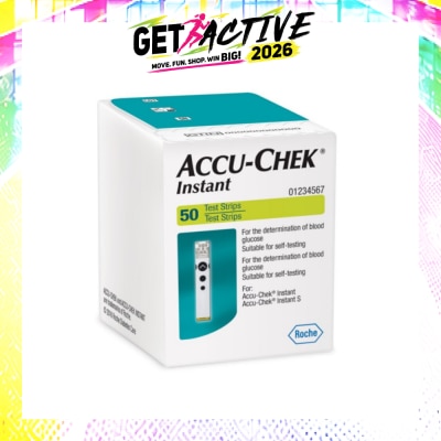 ACCU CHEK - Instant Test Strip Suitable For Self-Testing (For Determination Of Blood Glucose) 50s image