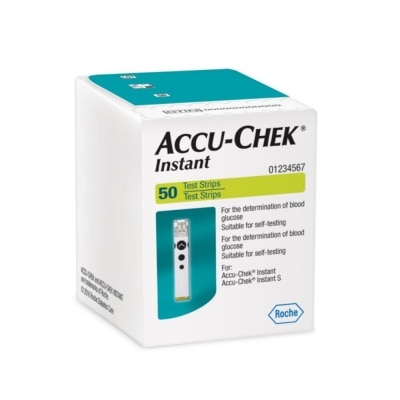 ACCU CHEK Instant Test Strip Suitable For Self-Testing (For Determination Of Blood Glucose) 50s