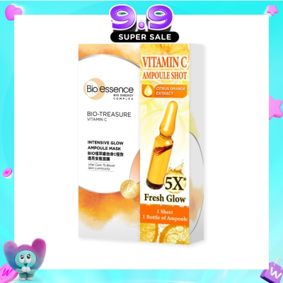 BIO ESSENCE - Bio-Treasure Intensive Glow Ampoule Mask 20ml x 7s image
