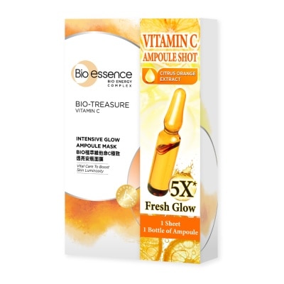 BIO ESSENCE Bio-Treasure Intensive Glow Ampoule Mask 20ml x 7s