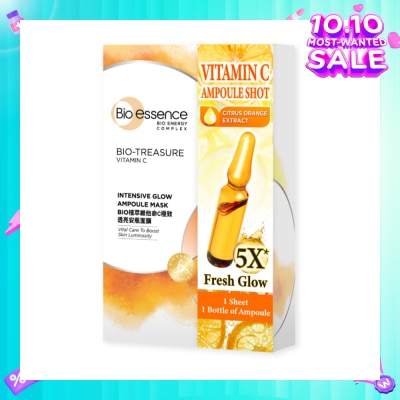 BIO ESSENCE Bio-Treasure Intensive Glow Ampoule Mask 20ml x 7s