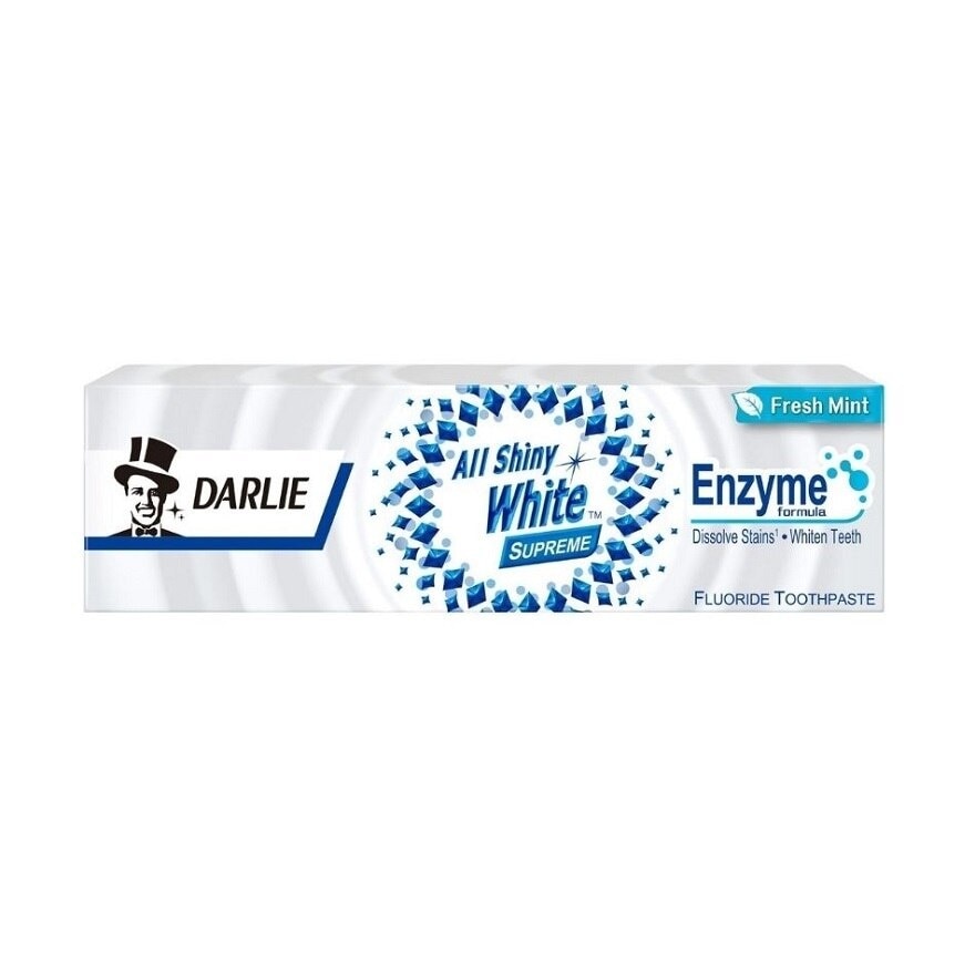 All Shiny White Supreme Enzyme Formula Toothpaste Fresh Mint 120g