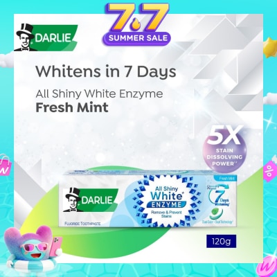 DARLIE - All Shiny White Enzyme Whitening Toothpaste Fresh Mint 120g