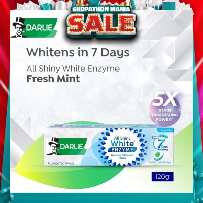 DARLIE - All Shiny White Enzyme Whitening Toothpaste Fresh Mint 120g