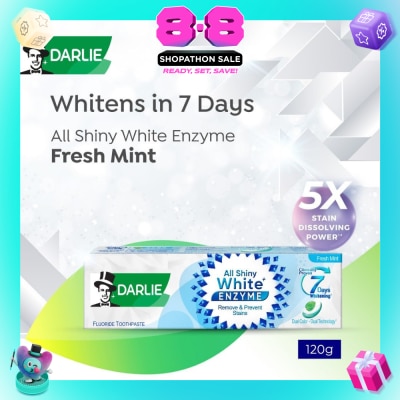 DARLIE - All Shiny White Enzyme Whitening Toothpaste Fresh Mint 120g