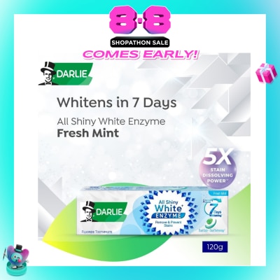 DARLIE - All Shiny White Enzyme Whitening Toothpaste Fresh Mint 120g