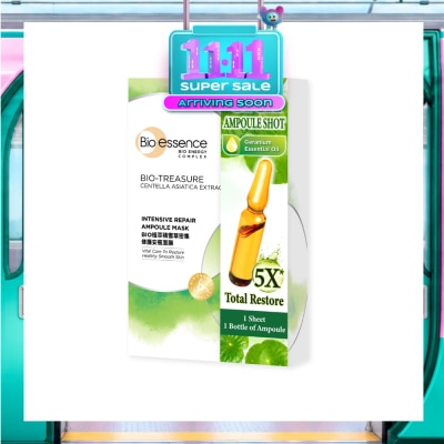 BIO ESSENCE [CHRISTMAS] Bio Treasure Intensive Repair Ampoule Mask 20ml x 7s image