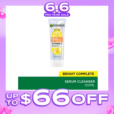 GARNIER - Vitamin C Bright Complete Serum Cleanser 100ml