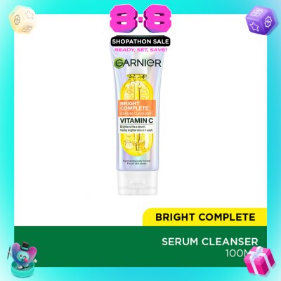 GARNIER - Vitamin C Bright Complete Serum Cleanser 100ml