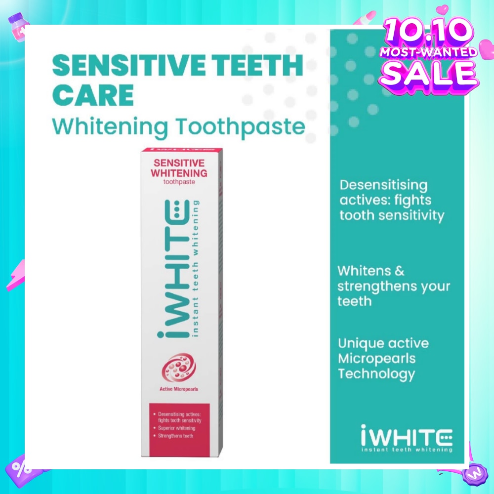 iWhite Whitening and Gum Care Toothpaste 75ml (Expiry: Jul`2026)