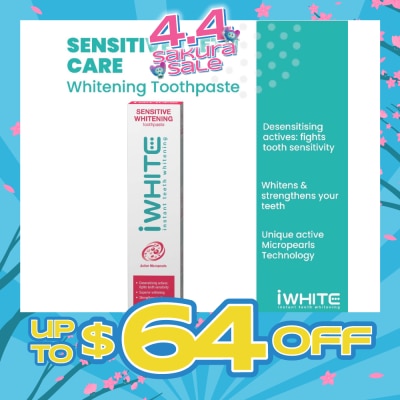 IWHITE - iWhite Whitening and Gum Care Toothpaste 75ml&nbsp;(Expiry: Jul`2026)
