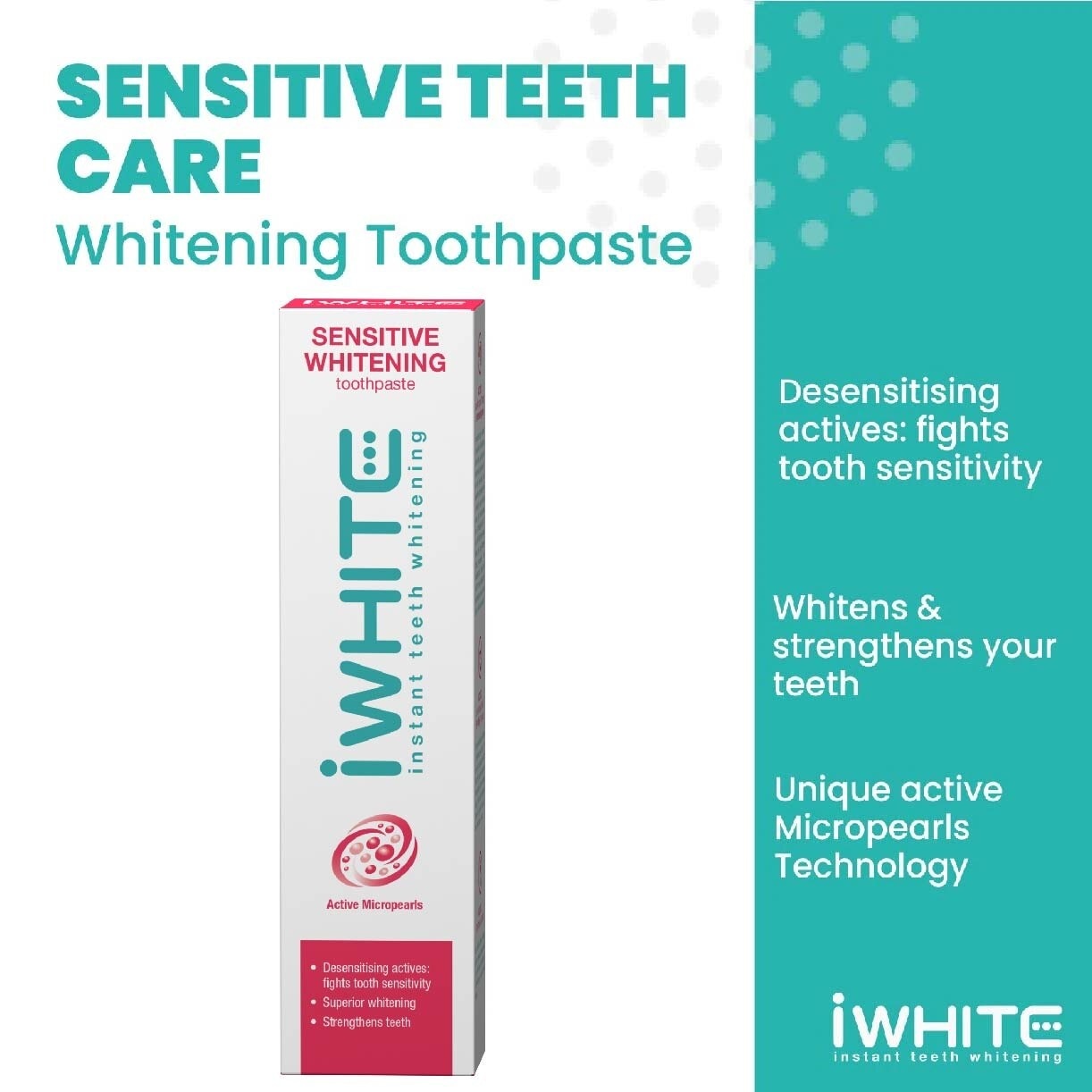 iWhite Whitening and Gum Care Toothpaste 75ml