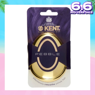 KENT BRUSHES Pg The Pebble (Travel Hair Brush For Wet Or Dry Hair Gold) 1s