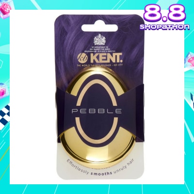 KENT BRUSHES Pg The Pebble (Travel Hair Brush For Wet Or Dry Hair Gold) 1s