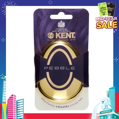 KENT BRUSHES Pg The Pebble (Travel Hair Brush For Wet Or Dry Hair Gold) 1s