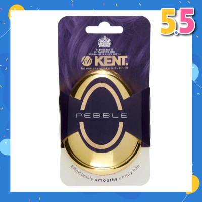 KENT BRUSHES Pg The Pebble (Travel Hair Brush For Wet Or Dry Hair Gold) 1s