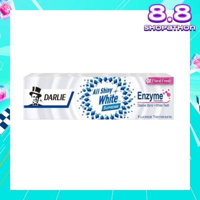 DARLIE All Shiny White Supreme Enzyme Formula Toothpaste Floral Fresh 120g