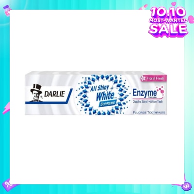 DARLIE All Shiny White Supreme Enzyme Formula Toothpaste Floral Fresh 120g