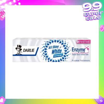 DARLIE All Shiny White Supreme Enzyme Formula Toothpaste Floral Fresh 120g