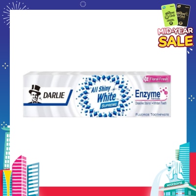 DARLIE All Shiny White Supreme Enzyme Formula Toothpaste Floral Fresh 120g