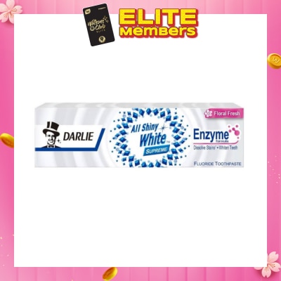 DARLIE All Shiny White Supreme Enzyme Formula Toothpaste Floral Fresh 120g