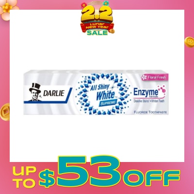 DARLIE All Shiny White Enzyme Whitening Toothpaste Floral Mint 120g
