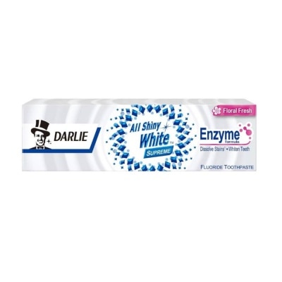 DARLIE All Shiny White Supreme Enzyme Formula Toothpaste Floral Fresh 120g